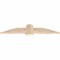 Ekena Millwork Eugene Smooth Timber Gable Bracket, Douglas Fir, 48"W x 10"H x 1 1/2"D x 5 1/2"F, 5/12 Pitch GBW048X10X0206EUG00SDF - alternate 2